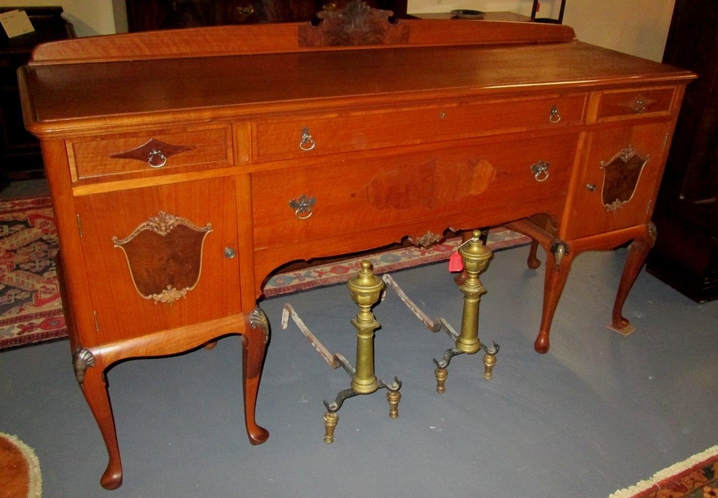 Fine Antique Colonial Style Sideboard By Skandia Furniture Company